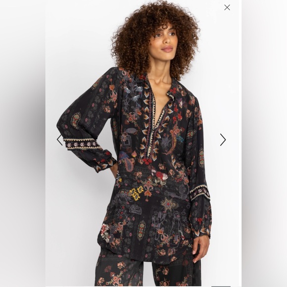 Johnny Was GILA TUNIC - AGGIE size L - Picture 2 of 11